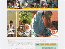 Tablet Screenshot of jeevanfrontiers.org